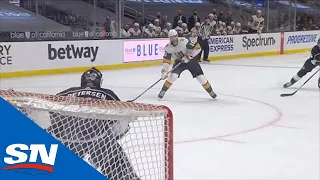 Nicolas Roy Shows Off Sweet Deke To Beat Cal Petersen On Golden Knights Goal