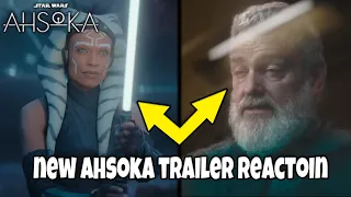 NEW AHSOKA TRAILER LIVE REACTION + BREAKDOWN!