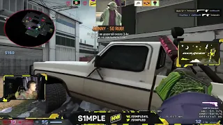 CSGO S1mple Plays MM with his Brother Gold Nova 4