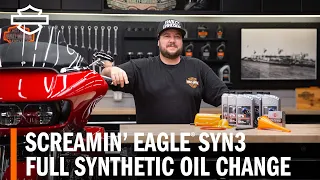 How To: Screamin’ Eagle SYN3 Full Synthetic 3-Cavity Oil Change for Harley-Davidson Milwaukee-Eight