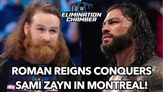 ROMAN REIGNS CONQUERS SAMI ZAYN IN MONTREAL! WWE Elimination Chamber 2023 Review