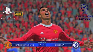 FIFA 22 - Chelsea vs. Manchester United - PS5 Next Gen Gameplay - Premier League Full Match | HDR