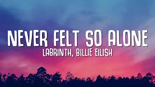 Labrinth, Billie Eilish - Never Felt So Alone (Lyrics)