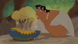 The emperor’s new groove (eating pill bugs 🐛 )