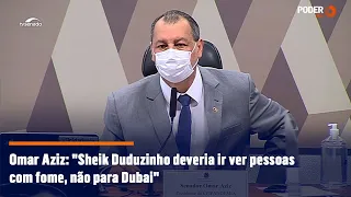 Omar Aziz: "Sheik Duduzinho deveria ir ver pessoas com fome, não para Dubai"