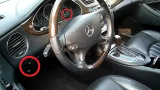 Mercedes W219 How to Disable Auto Power On Dipped Beam At Daytime on W211, CLS