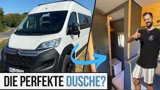 2in1 Dusche und Kleiderschrank! Roomtour Citröen Jumper Kastenwagen Camperausbau