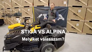 Stiga vagy Alpina fűnyíró traktor. Mik a különbségek, melyiket válasszam?