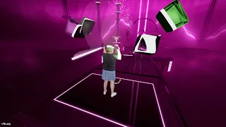 Beat Saber ★ Lady Gaga - Bad Romance [Expert] ★ Mixed Reality