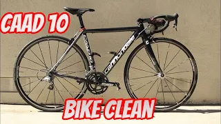 Cannondale CAAD10 Road Bike Cleaning