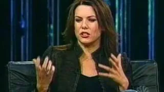 Lauren Graham on Carson Daly 28th December 2002