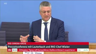 Corona LIVE: Pressekonferenz mit RKI-Chef Wieler und Gesundheitsminister Lauterbach