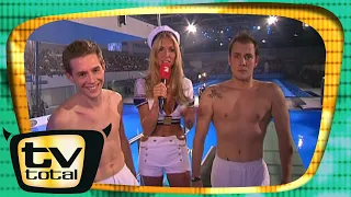 Klaas springt mit Mutti-Zettel! | 1. Durchgang Synchron | TV total Turmspringen 2005