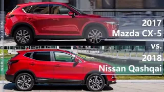 2017 Mazda CX-5 vs 2018 Nissan Qashqai (technical comparison)