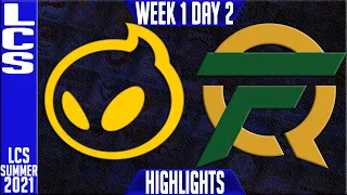 DIG vs FLY Highlights | LCS Summer 2021 W1D2 | Dignitas vs FlyQuest