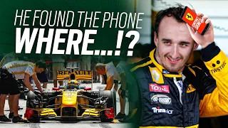 That time Robert Kubica found a phone in his cockpit