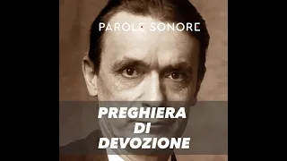 Rudolf Steiner - PREGHIERA DI DEVOZIONE - Parole Sonore