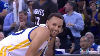 Steph Curry Behind the Back Double Dribble Pass To Igoudala