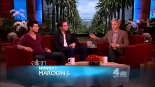 Robert Pattinson and Taylor Lautner on Ellen DeGeneres Show - full interview (2012)