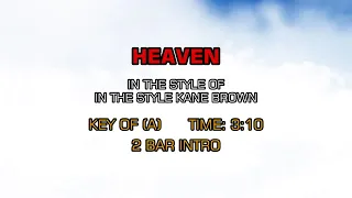 Kane Brown - Heaven (Karaoke)