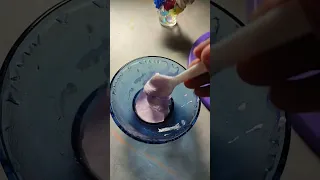 How to make air dry clay slime ❌no glue❌ no borax #shorts