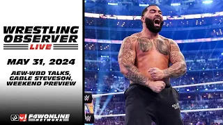 2024-05-31 Wrestling Observer Live: AEW-WBD talks, Gable Steveson, weekend preview