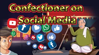 Confectioner on Social Media | English Cartoon | Horror Stories in English | MahaCartoon TV English