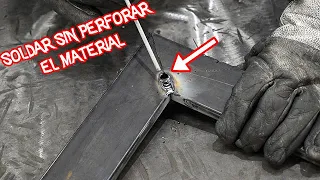 Como SOLDAR SIN PERFORAR el material con electrodo