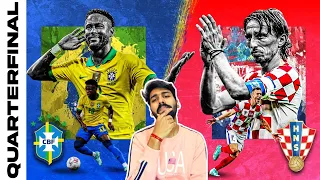 Brazil vs Croatia : World Cup  Reaction & Discussion, Neymar, Vini jr vs Modric | Divyansh