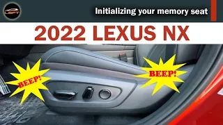 2022-24 Lexus NX - Initializing your memory seats #Lexus #LexusNX #MemorySeat