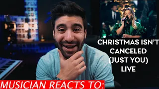 Musician Reacts To Kelly Clarkson – Christmas Isn’t Canceled Just You (Live)