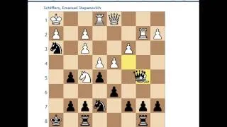 Key Moments in Chess History #85: Hastings 1895 - Schiffers vs Pillsbury