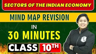 SECTORS OF THE INDIAN ECONOMY in 30 Minutes || Mind Map Series for Class 10th