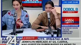 24 Oras: Jennylyn Mercado at Gil Cuerva, nag-guest sa Super Radyo sa News TV