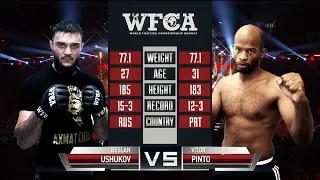 Беслан Ушуков vs. Витор Пинто | Beslan Ushukov vs. Vitor Pinto | WFCA 50