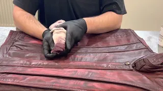 How To Dye and Colour A Leather Jacket - Leather Repair Company - DIY Leather Repair Kit