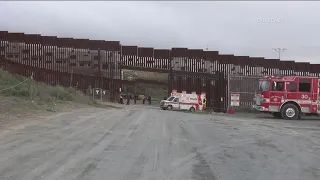 At least 10 migrants hospitalized after falling from border wall near Tijuana River Valley