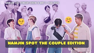 Spot The Couple Challenge (NamJin Analysis: Tonight Show & BBC 1) [ENG/INDO SUB]