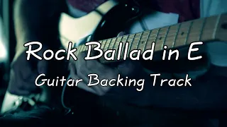 Rock Ballad in E - Guitar Backing Track