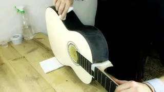 Guitar finishing - The pore filling