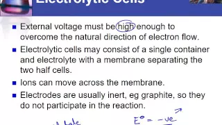 IC#14 Galvanic Cells and Electrolytic Cells