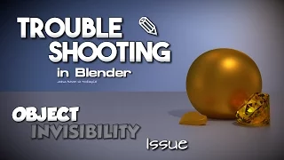 How to fix object/mesh invisibility in final render || Blender Troubleshooting Tutorial [2.78-79]