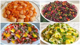 4 Салата на Пост Очень Вкусно, Просто и Полезно!!! / Постные Салаты / Recipes for Lent