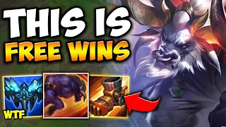 I CREATED THE MOST UNFAIR ALISTAR BUILD OF ALL-TIME! (5 SECOND CC CHAIN)