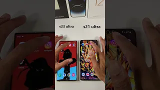 S21 Ultra VS S23 Ultra Speed Test