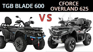 TGB Blade 600 Vs CFMOTO CFORCE Touring Overland 625