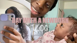 DAYS WITH A NEWBORN| SHE'S HERE| VLOG #FIRSTTIMEMUM