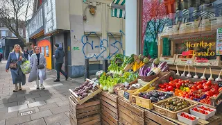 London Spring Walk 2024 in Islington 🌸 Emirates Stadium to Angel Station via High Street Shops [4K]