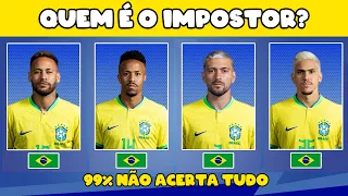 Adivinhe o JOGADOR IMPOSTOR | Qual é o errado? | Quiz Copa do Mundo no Catar