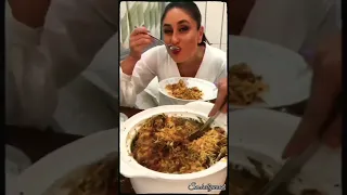 Kareena kapoor eating food sports 🍛 Bollywood Actress #kareenakapoor #youtubeindia #shorts